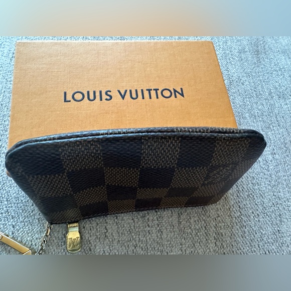Pre-loved Louis Vuitton Card Holder & Key Pouch in damier ebene - Picture 6 of 11